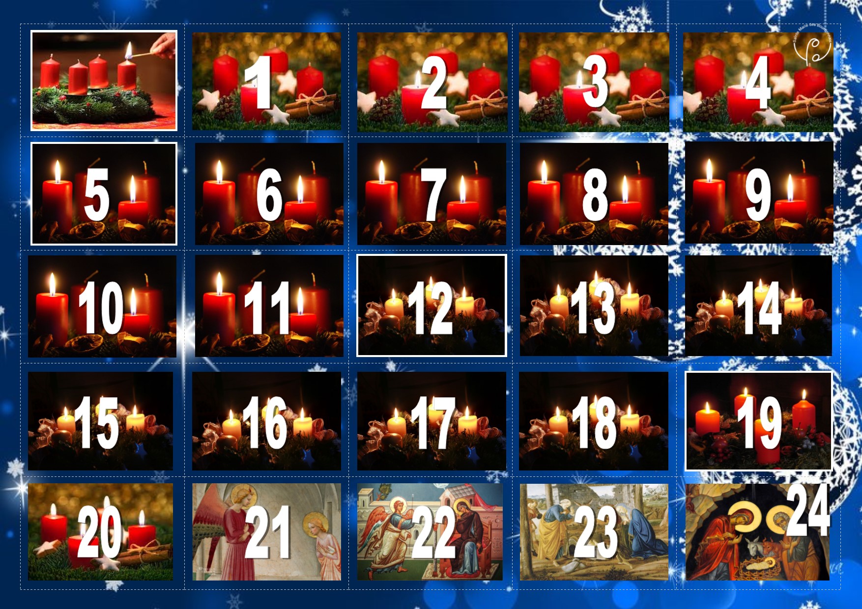 SMB - CALENDRIER DE L'AVENT